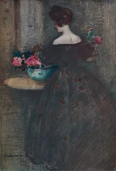 Peônias, c1887-1906, 1906.