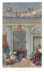 Interior sob Luís XVI, 1885.