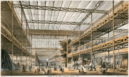 Grande Exposição, Crystal Palace, Hyde Park, Londres, 1851