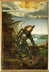 Arcanjo Miguel (pintura sobre madeira de carvalho)
