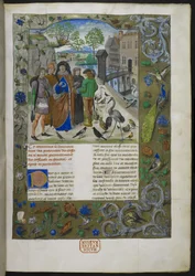 Bartholomaeus Angelicus, de De proprietatibus rerum em francês (Livre des proprietez des chooses), Royal 15 E III, f. 11
