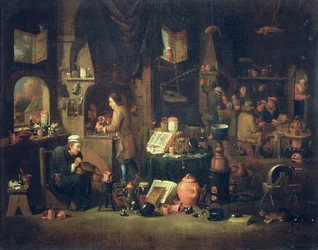 Loja do médico (óleo sobre tela)