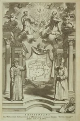Frontispício para a China Ilustrado por Athanasius Kircher (1601-80) 1667