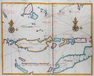Ilha de Timor e arredores.