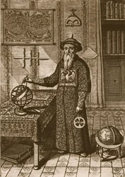 Johann Adam Schall von Bell, da China Illustrata por Athanasius Kircher, 1667