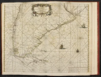 Mapa do Cabo Horn, Tierra del Fuego, de 