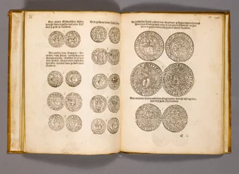Livro de dinheiro com gravuras de moedas inglesas (livro)