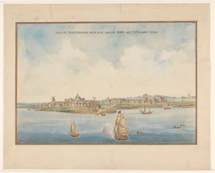 Nova Amsterdã e Manhattan, c.1660