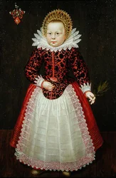 Retrato de uma criança (óleo sobre painel)