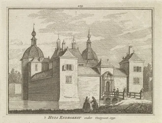 Vista do Castelo de Endegeest, Oegstgeest, Holanda