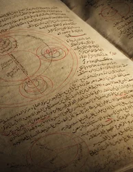 Um Compêndio de Tratados de Astronomia e Matemática de Nasir Al-Din Muhammad bin Al-Hasan Al-Tusi (falecido em 1274), Seljuk Anatolia, provavelmente Kaiseri (Qaysariya)