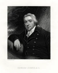 Edward Jenner, médico inglês do país, século XIX.