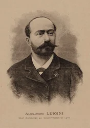 Retrato do compositor Alexandre Luigini 1850-1906, 1887.
