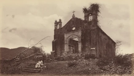 Ruínas da Igreja de San Miguel, Panamá, 1877.