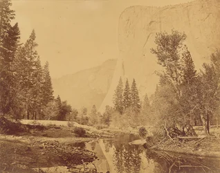 Tutokanula. Vale do Yosemite. (O Grande Chefe) "El Capitan". 3500 pés de altura.