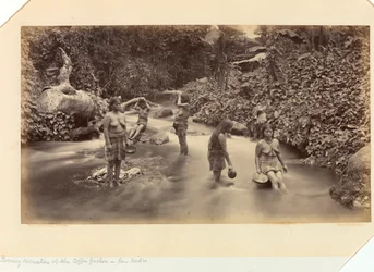 Evening Recreations of the Coffee Pickers, San Isidro, from The Pacific Coast of Central America and Mexico; the Isthmus of Panama; Guatemala; and the Cultivation and Shipment of Coffe