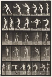 Placa 300. Bola de futebol; chute de queda, 1885