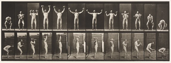 Placa 325. Elevando e Segurando Dois 50-lb. Sinos mudos, 1885