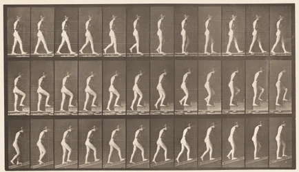 Placa 482. A, Andando; B, escadas ascendentes; C, Ascending Incline, 1872-1885