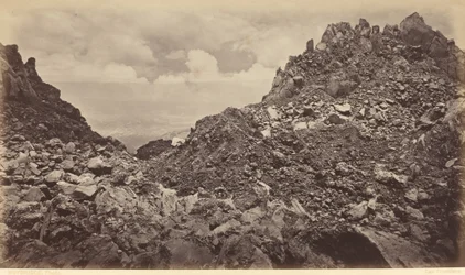 Quezaltenango da cratera de um vulcão