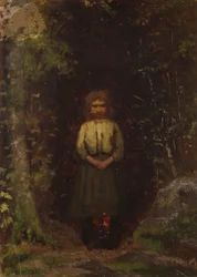 Na Colina (recto); Rapariga na Floresta (verso)