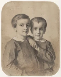 Retrato de Wigbold Albert Willem, conde de Limburg Stirum, e do conde Hendrik
