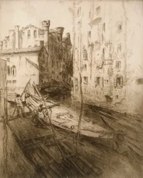 O Gueto Judeu em Veneza, 1906.