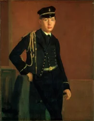 Achille de Gas e oficial de marinheiro