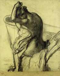 Depois do banho; Apres le Bain, 1899