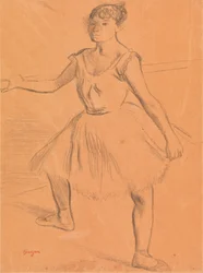 Bailarina de Pé no Bar