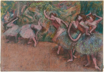 Cena de Ballet, c.1907 (pastel)