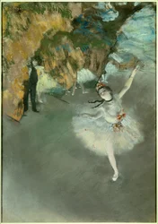 Ballet ou A Estrela ou Bailarina no palco