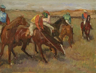 Antes da corrida, c.1882