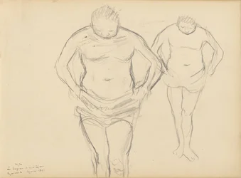 Cópias dos banhistas de Cézanne