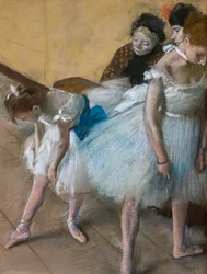 Exame de dança. 1880. Pastel sobre papel.
