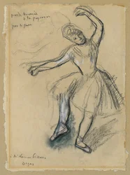 Dança; Dançarina, década de 1880