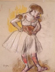 Dançarino, c.1880 (pastel)