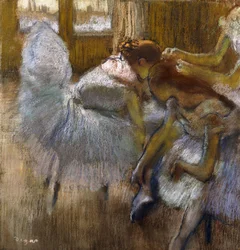 Dançarinos em repouso, c.1885