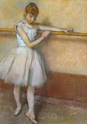 Dançarina no bar" de Edgar Degas, c. 1885
