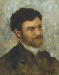 Degas - Retrato de um homem, cerca de 1868-1872, L 195