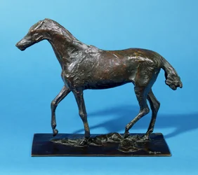 Andar a cavalo (bronze)