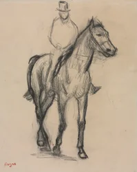 Cavalo e Cavaleiro, c. 1890