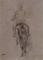 Caçador em um cavalo
