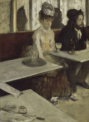 Em um absinto de café, 1873
