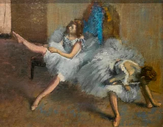Em uma sala de repetição (detalhe). 1890-1892. Óleo sobre tela.