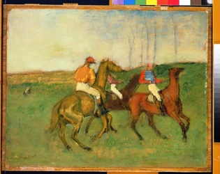 Jóqueis e Cavalos de Corrida, c.1890-95