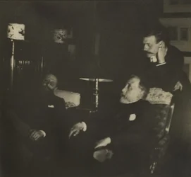 Jules Taschereau, Edgar Degas e Jacques-Emile Blanche, dezembro de 1895