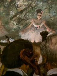 Les Musiciens (detalhe). 1872-1873, retomado por volta de 1874-1876. Óleo sobre tela.