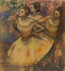 As Três Bailarinas, c.1896-1905 (pastel sobre papel)
