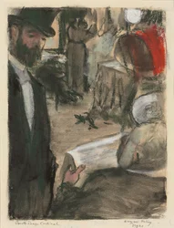 Ludovic Halevy encontrou Madame Cardinal em um salão; Ludovic Halevy encontra Madame Cardinal em uma caixa, 1876-1877